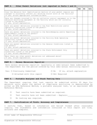Form SFN52737 Title V Semi-annual Monitoring Report - North Dakota, Page 3