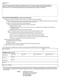 Form SFN527 Genetic Testing Service Authorization Request - North Dakota, Page 2