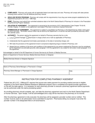 Form SFN1169 Pharmacy Agreement/Medical Assistance Program - North Dakota, Page 2