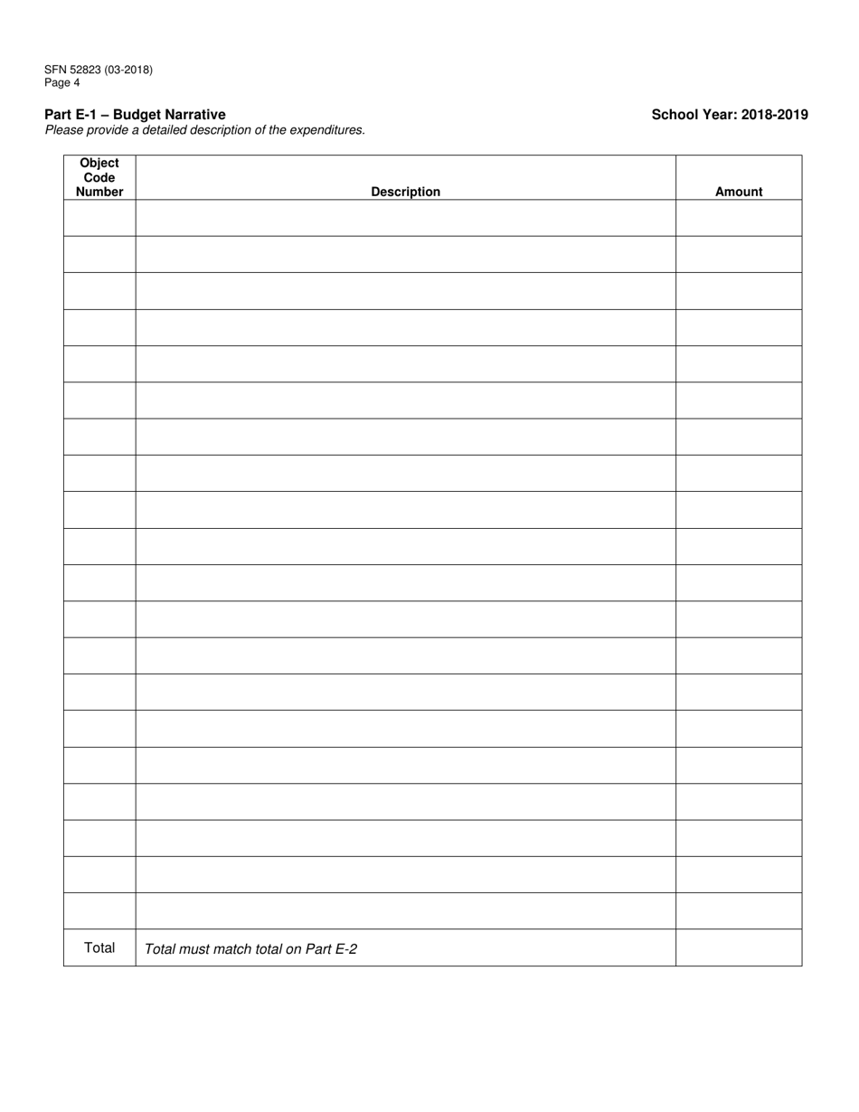 Form SFN52823 Application for School Support Funds - North Dakota, Page 4