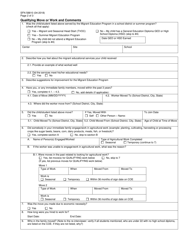 Form SFN58810 Migrant Education Program Essa Child Eligibility Re-interview Questionnaire - North Dakota, Page 2
