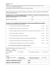 Form SFN58810 Migrant Education Program Essa Child Eligibility Re-interview Questionnaire - North Dakota, Page 3