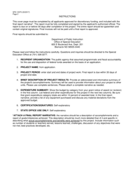 Form SFN12375 Special Education Grant Award Final Report - North Dakota, Page 2