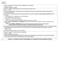 Form SFN9427 Contractor Compliance Review Checklist - North Dakota, Page 4