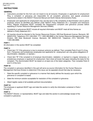 Form SFN9963 Complaint/Grievance of Employer Actions - North Dakota, Page 2