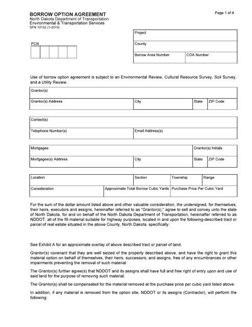 Form SFN10132  Printable Pdf