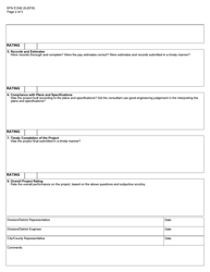 Form SFN51242 Consultant Evaluation - Construction Services - North Dakota, Page 2