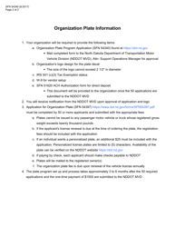 Form SFN54340 Organization Plate Program Application - North Dakota, Page 2