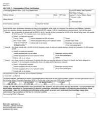 Form SFN60071 Application for Cdl Knowledge and Skills Test Waiver-Military - North Dakota, Page 2