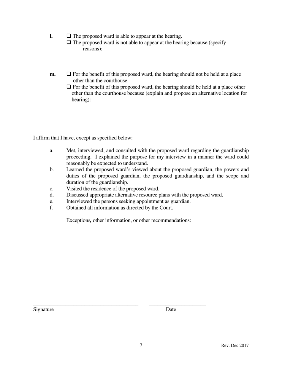 Report of Visitor - North Dakota, Page 7