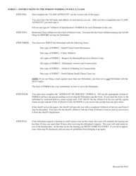 Form 2 Claim Affidavit - North Dakota, Page 2