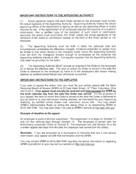 Form ADM4055 Order of Removal, Reduction, Suspension, Fine, Involuntary Disability Separation - Ohio, Page 2