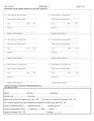 Appendix 1 Gypsy Moth Survey Request Application - Ohio, Page 2