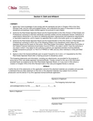 Form COM3651 (REPL-18-0001) Appraiser License/Certificate Application - Ohio, Page 12