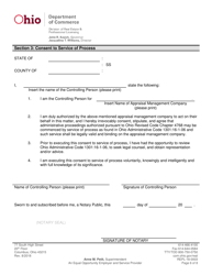 Form REPL-18-0003 Appraisal Management Company Application - Ohio, Page 8