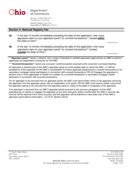 Form REPL-18-0003 Appraisal Management Company Application - Ohio, Page 9
