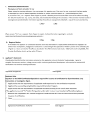 County Board Certification Application Form - Ohio, Page 2