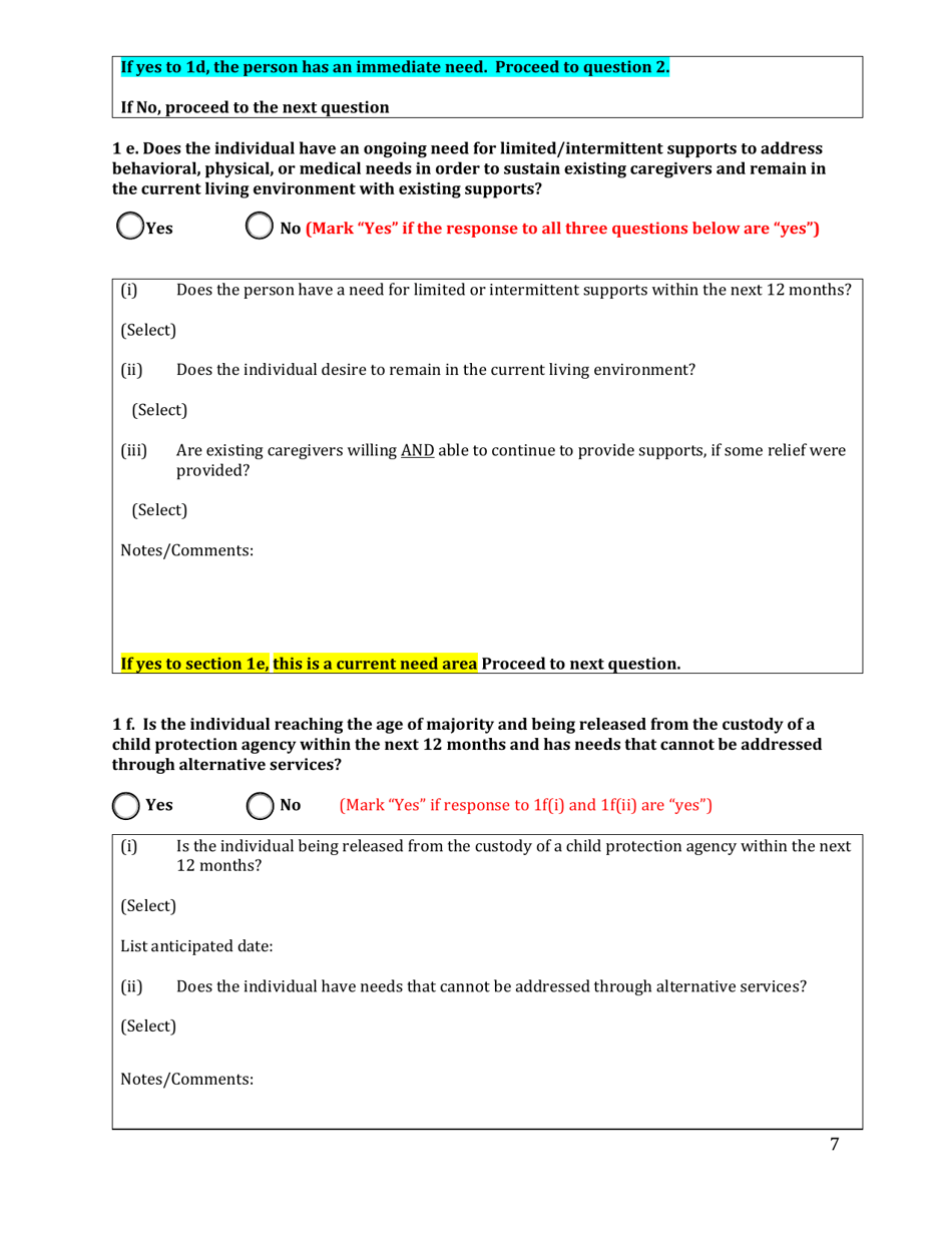 Ohio Assessment for Immediate Needs and Current Needs - Ohio, Page 7