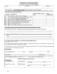 Pasrr Evaluation Summary Form - Ohio, Page 2
