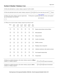 Form DMR-0166 Ohio Developmental Disability Profile (Oddp) - Ohio, Page 15