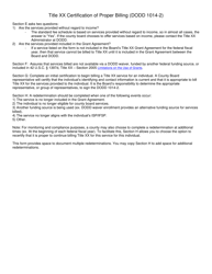 Form DODD1014-2 Exhibit C Title Xx Certification of Proper Billing - Ohio, Page 2