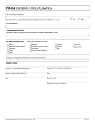 Form PR-04 Referral for Evaluation - Ohio, Page 2