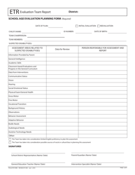 Form PR-06 ETR Evaluation Team Report - Ohio, Page 3