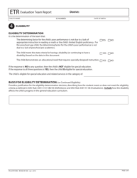 Form PR-06 ETR Evaluation Team Report - Ohio, Page 8