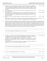 Form INS7022 Captive Insurance Company Biographical Affidavit - Ohio, Page 4