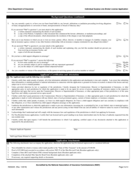 Form INS3245 Individual Surplus Line Broker License Application Form - Ohio, Page 3
