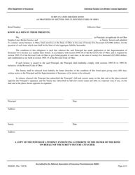 Form INS3245 Individual Surplus Line Broker License Application Form - Ohio, Page 4