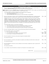 Form INS32519 &quot;Individual Viatical Settlement Broker License Renewal/Continuation&quot; - Ohio, Page 2