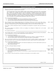 Form INS3236 License Reactivation Application - Ohio, Page 3