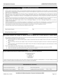 Form INS3236 License Reactivation Application - Ohio, Page 4