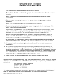 Form DNR8273 Application for Approval of Marine Event - Ohio, Page 2