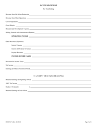 Form DNR5617 (3) Non-domestic Well Owner Financial Statement - Ohio, Page 3