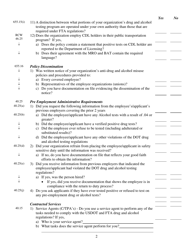 Fta Drug Abuse and Alcohol Misuse Testing Program Subrecipient Program Compliance Checklist - Ohio, Page 2