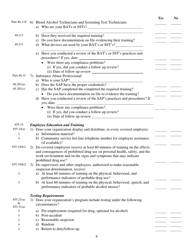 Fta Drug Abuse and Alcohol Misuse Testing Program Subrecipient Program Compliance Checklist - Ohio, Page 4