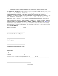 Power of Attorney - Ohio, Page 2