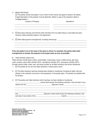 Uniform Domestic Relations Form 16 Separation Agreement - Ohio, Page 3