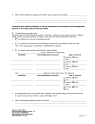 Uniform Domestic Relations Form 16 Separation Agreement - Ohio, Page 5