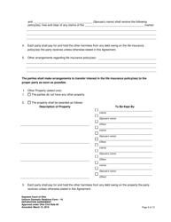 Uniform Domestic Relations Form 16 Separation Agreement - Ohio, Page 9