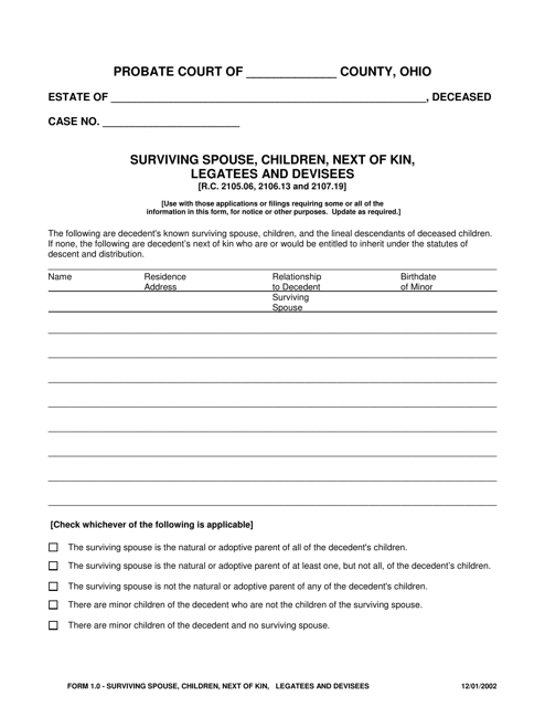 Printable Next Of Kin Form Printable Templates