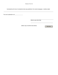 Form 5.5 Publication of Notice - Ohio, Page 2