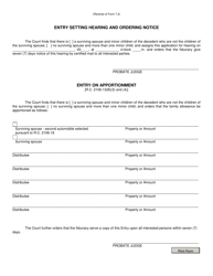 Form 7.2 Application for Apportionment of Family Allowance - Ohio, Page 2