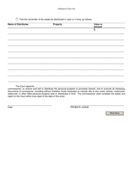 Form 5.6 Entry Relieving Estate From Administration - Ohio, Page 2
