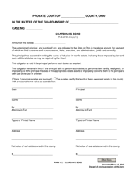 Document preview: Form 15.3 Guardian's Bond - Ohio