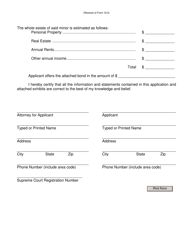 Form 16.0 &quot;Application for Appointment of Guardian of Minor&quot; - Ohio, Page 2