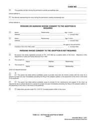 Form 18.0 Petition for Adoption of Minor - Ohio, Page 2