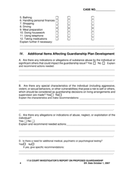 Form 17.8 Court Investigator&#039;s Report on Proposed Guardianship - Ohio, Page 4